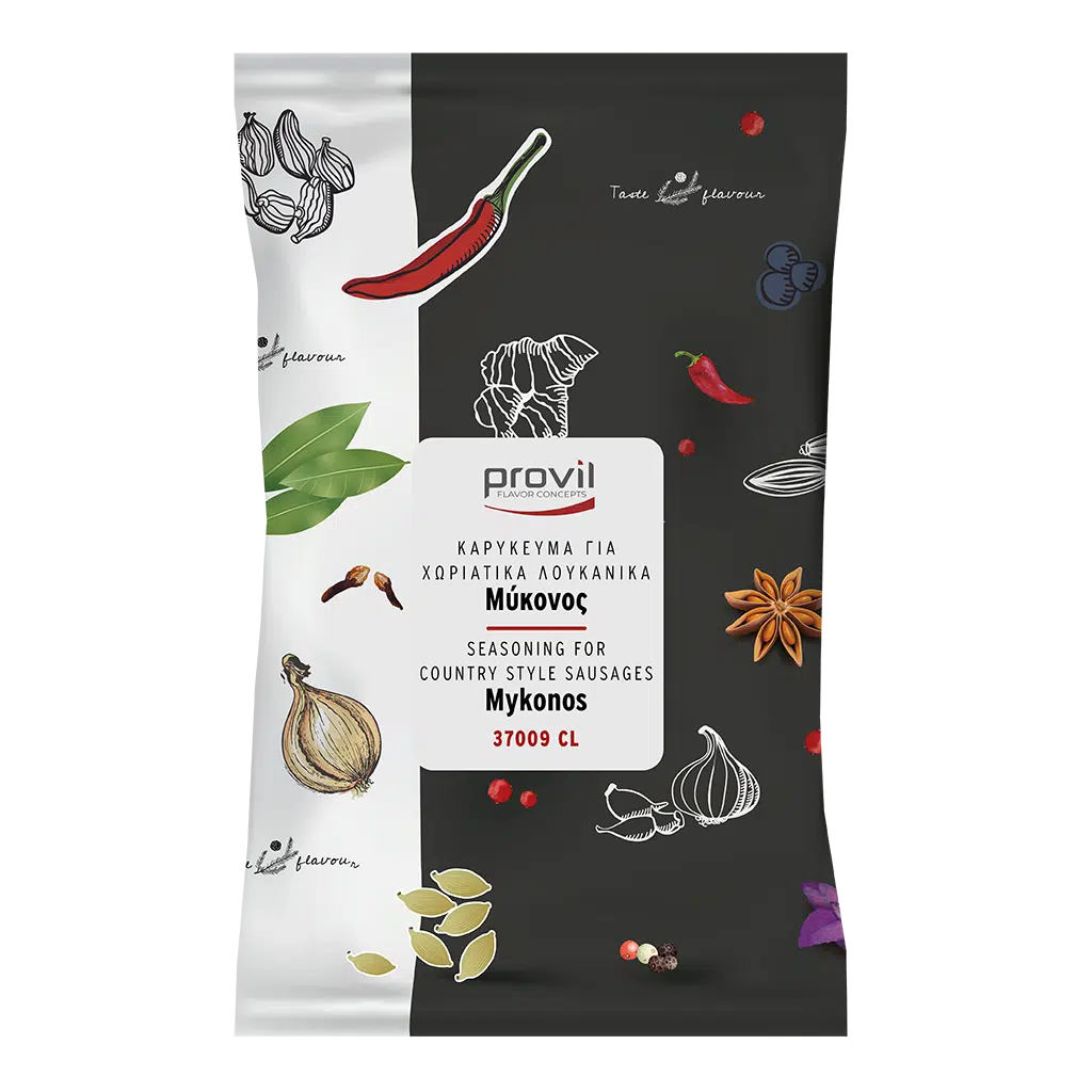 Καρύκευμα για λουκάνικα τύπου Μυκόνου