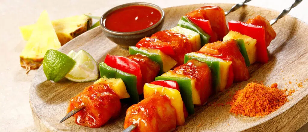 Hawaiian Kebab κοτόπουλο