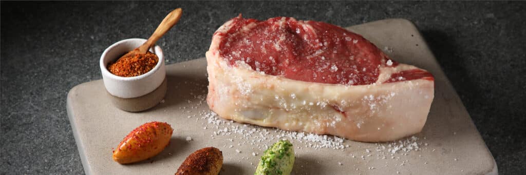 New York strips striploin steak