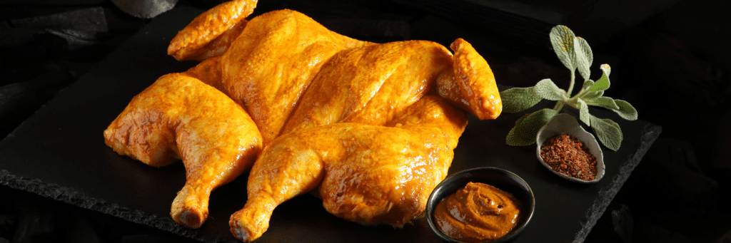 Butterfly tandoori chicken