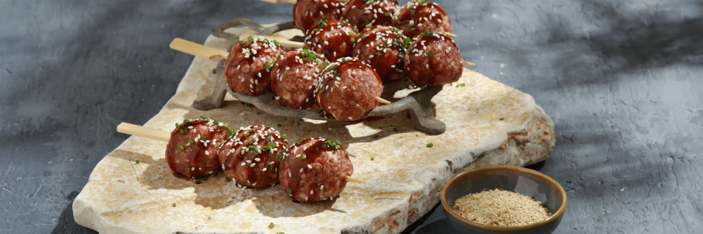 Asian fusion meatballs