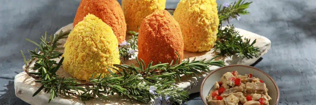 Easter eggs με γέμιση μανιταριών