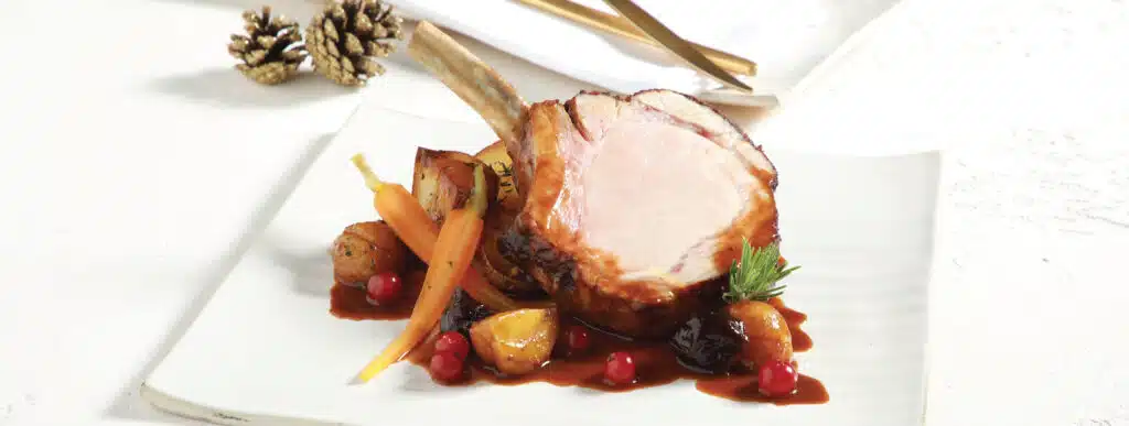 Χοιρινό καρέ με Σάλτσα Forest