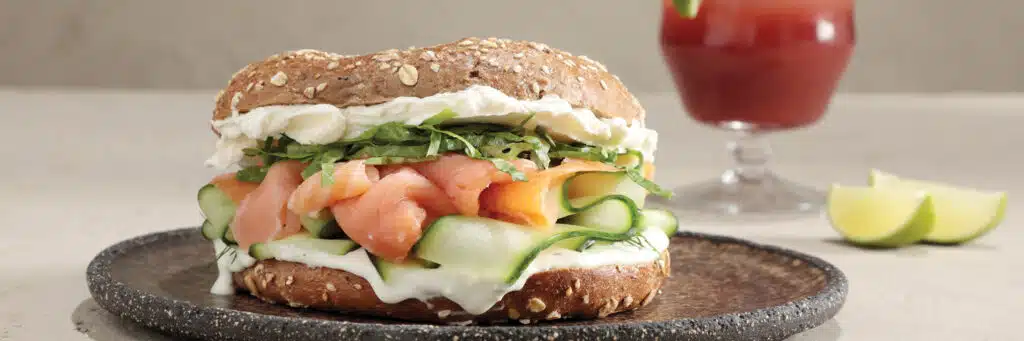Salmon Bagel 2550x850