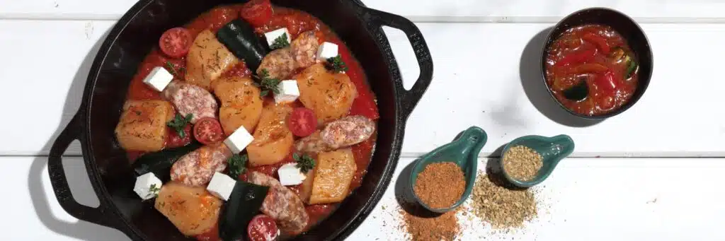 Σπετζοφάι πηλιορείτικο φούρνου