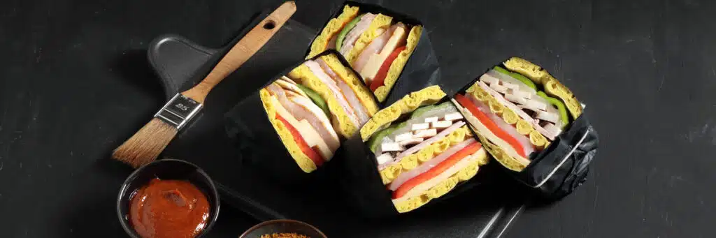 Pita club sandwich