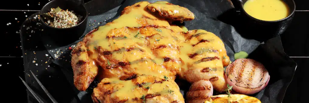 Grilled butterfly chicken