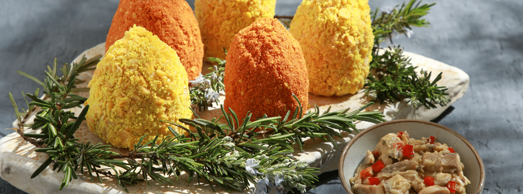 Easter eggs με γέμιση μανιταριών