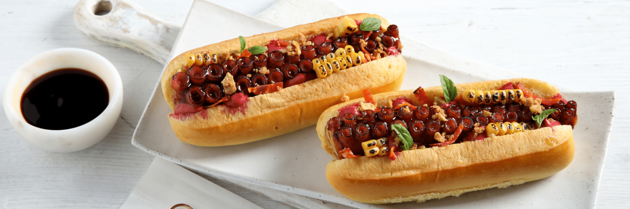 Provil Hot dog χταπόδι