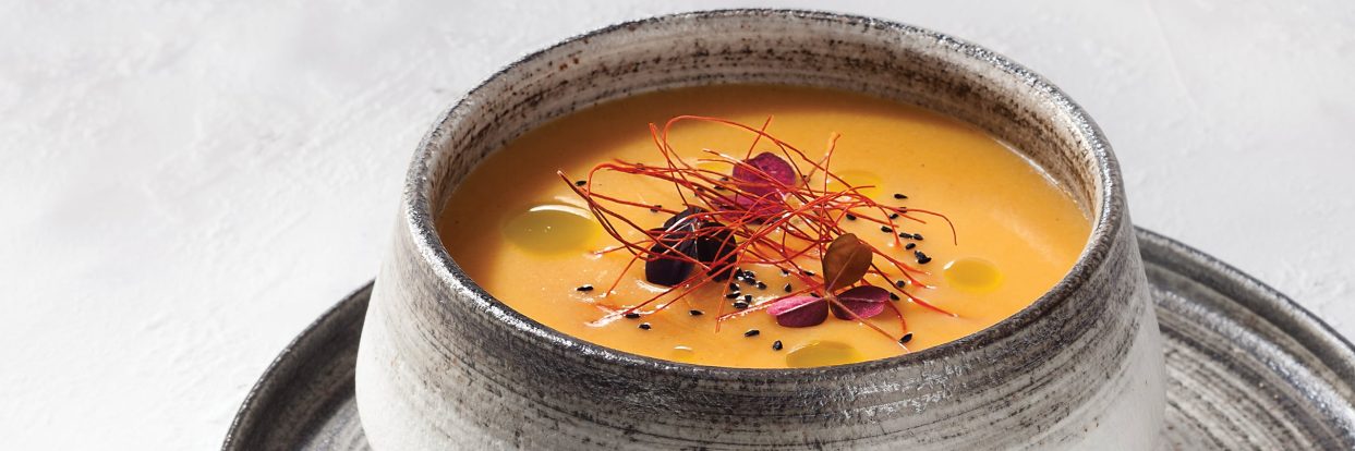 Spicy σούπα κολοκύθας