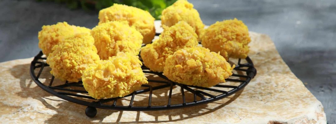 Vegan cauliflower popcorn