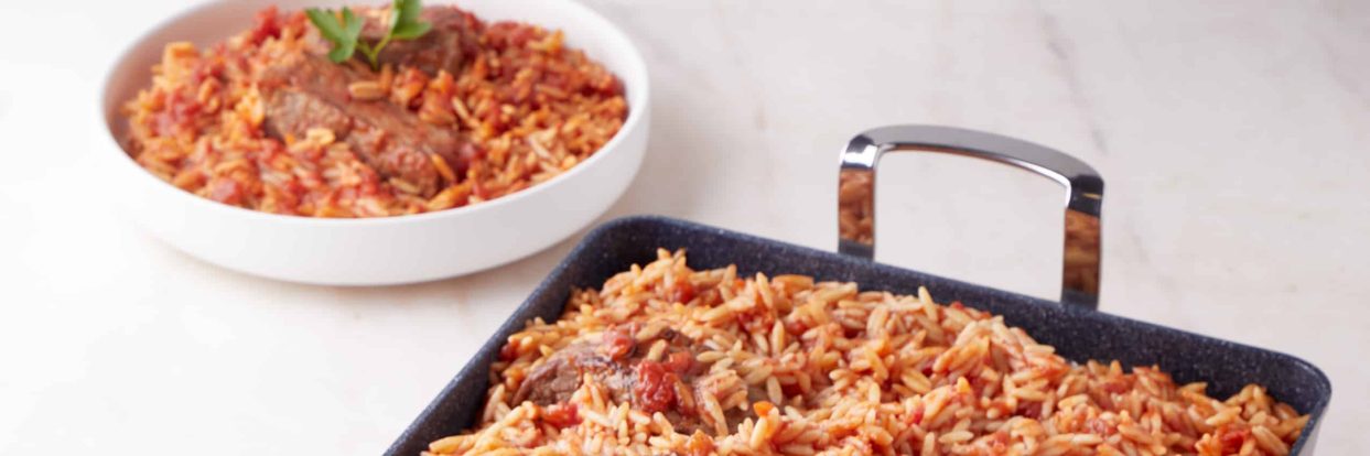 Γιουβετσάκι μοσχάρι κοκκινιστό