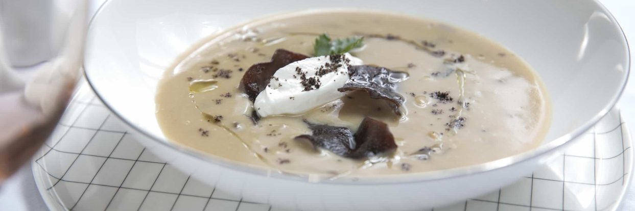 Μανιταρόσουπα με σοκολάτα