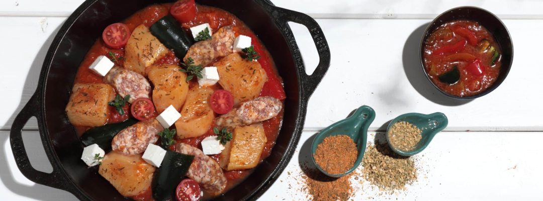 Σπετζοφάι πηλιορείτικο φούρνου