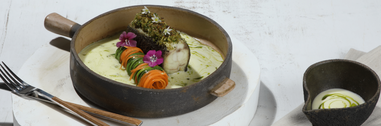 Φιλέτο μυλοκόπι με λεμονάτη σάλτσα βουτύρου