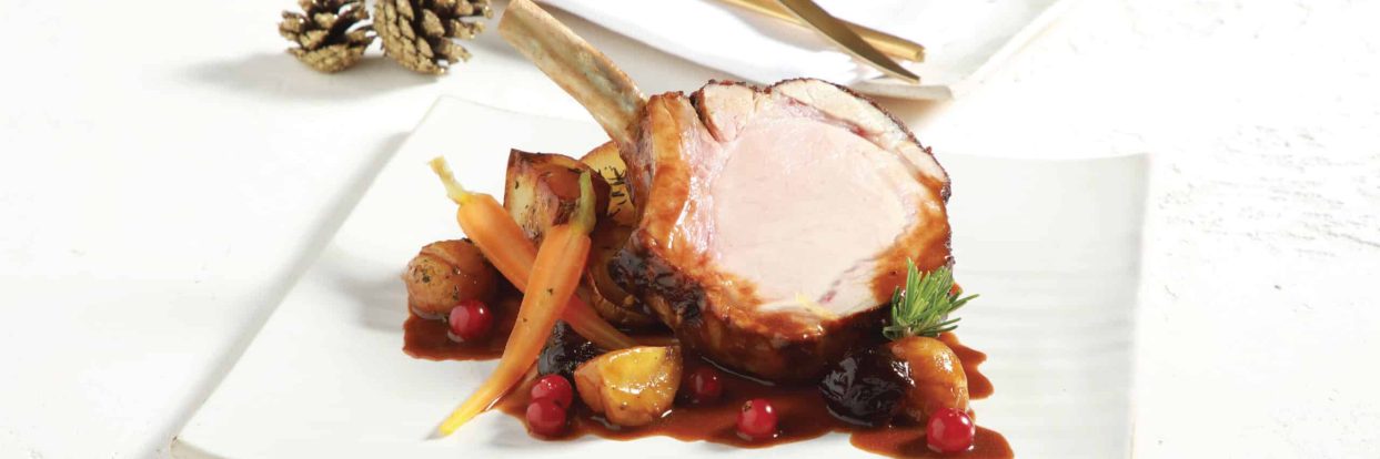 Χοιρινό καρέ με Σάλτσα Forest